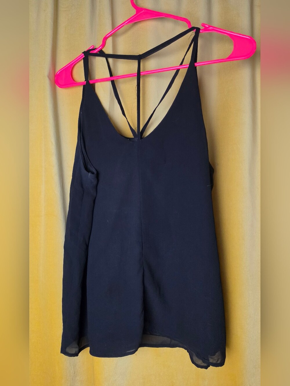 Black Flowy Tank